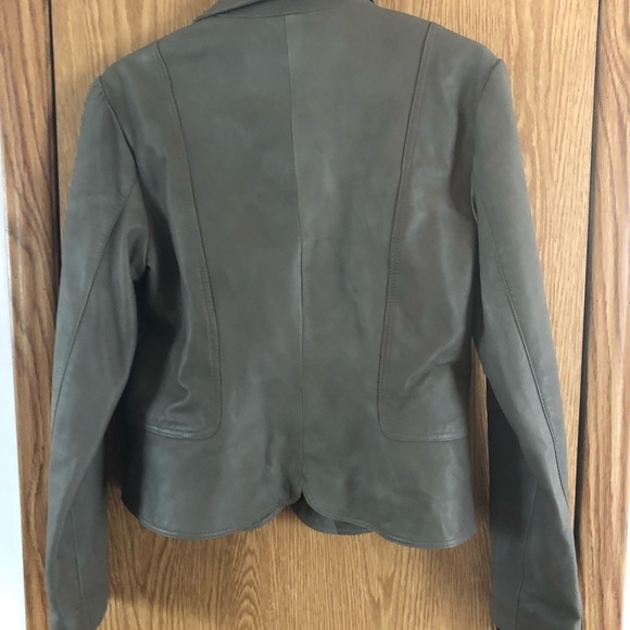 Tahari Leather Jacket - Picture 5 of 6